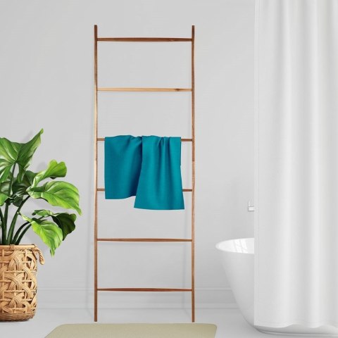 Wieszak stojak na ręczniki łazienkowe stojący uchwyt drewniany 170cm BATHROOM SOLUTIONS 569594