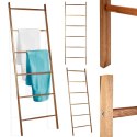 Wieszak stojak na ręczniki łazienkowe stojący uchwyt drewniany 170cm BATHROOM SOLUTIONS 569594