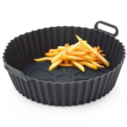 WKŁAD SILIKONOWY DO FRYTKOWNICY BEZTŁUSZCZOWEJ FORMA DO PIECZENIA 20CM HIT 279914