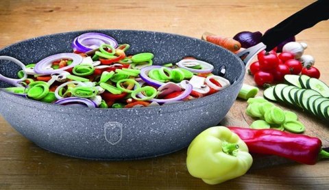 WOK BERLINGER HAUS 28CM GRAY STONE TOUCH BH-1159