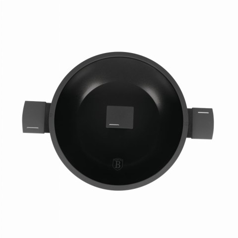 WOK TYTANOWY Z POKRYWKĄ 30CM BERLINGER HAUS ANTRACIT BH-8125