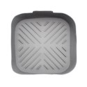 Wkład silikonowy do frytkownicy AIR FRYER kwadratowy szary forma 17CM BRUNBESTE BB-3375
