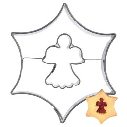 Wykrawacz do ciastek stalowy gwiazdka aniołek 5,5 cm ORION 127472