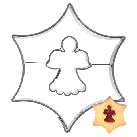 Wykrawacz do ciastek stalowy gwiazdka aniołek 5,5 cm ORION 127472