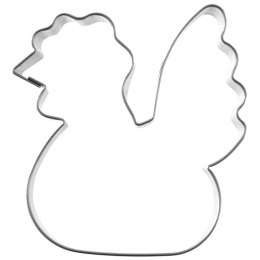 Wykrawacz do ciastek stalowy kura 6,5 cm ORION 124994