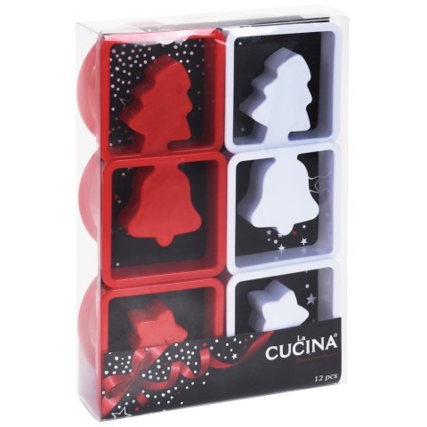 Wykrawacze do ciastek Boże Narodzenie 7 cm 12 ele. LA CUCINA 121114