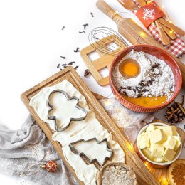 Wykrawacze do ciastek stalowe Boże Narodzenie 7,5 cm 6 ele. LA CUCINA 121112