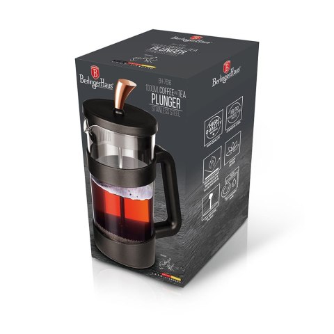 ZAPARZACZ DO HERBATY 1000ML FRENCH PRESS BERLINGER HAUS BLACK ROSE BH-7616