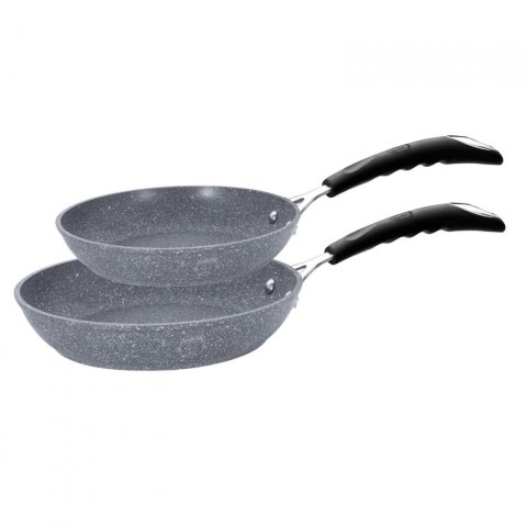 ZESTAW 2 PATELNI GRANITOWYCH 24/28CM BERLINGER HAUS STONE TOUCH BH-1667