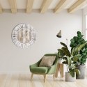 Zegar ścienny na ścianę biały 60cm VILDE 569306
