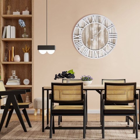Zegar ścienny na ścianę biały 60cm VILDE 569306