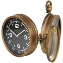 Zegar ścienny na ścianę czarny dwustronny 28.5cm VILDE 569437