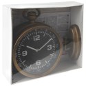 Zegar ścienny na ścianę czarny dwustronny 28.5cm VILDE 569437