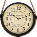 Zegar ścienny na ścianę metalowy 30cm VILDE 569036