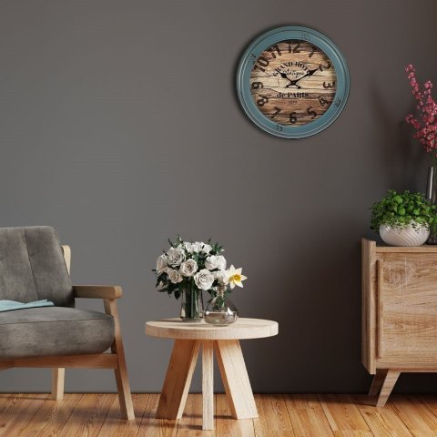Zegar ścienny na ścianę metalowy 41cm SEGNALE 569274