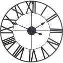 Zegar ścienny na ścianę metalowy czarny 57cm SEGNALE 130815