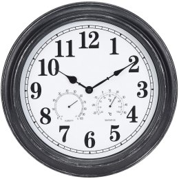 Zegar ścienny na ścianę zewnętrzny z termometrem higrometrem 40cm SEGNALE 569100