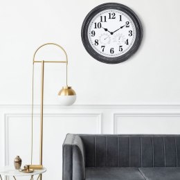 Zegar ścienny na ścianę zewnętrzny z termometrem higrometrem 40cm SEGNALE 569100