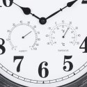Zegar ścienny na ścianę zewnętrzny z termometrem higrometrem 40cm SEGNALE 569100