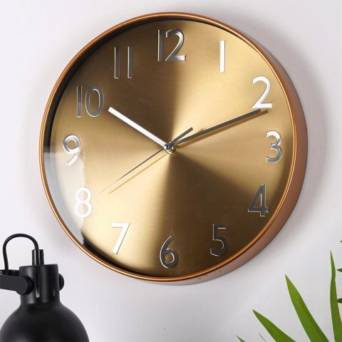 Zegar ścienny na ścianę złoty 30cm VILDE 569887-Z