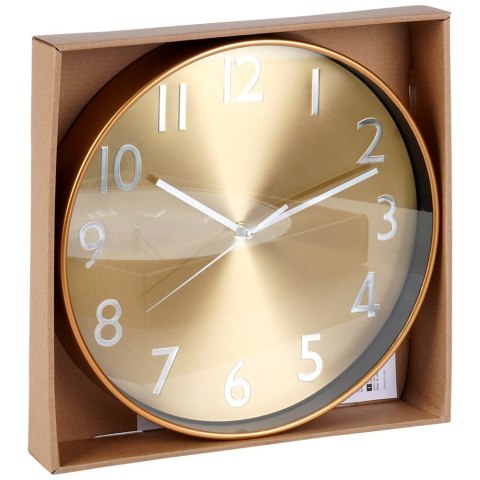 Zegar ścienny na ścianę złoty 30cm VILDE 569887-Z