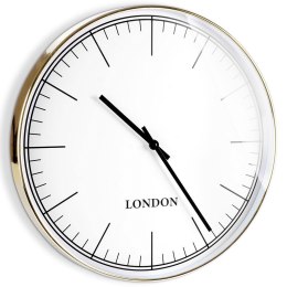Zegar ścienny na ścianę złoty biały 50cm SEGNALE 569607