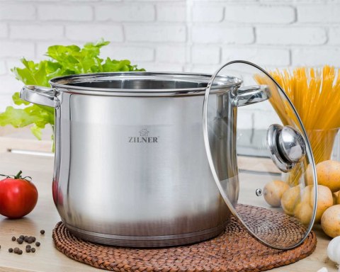 ZESTAW 3 GARNKÓW GASTRONOMICZNYCH 16 20 23L ZILNER ZL-7352