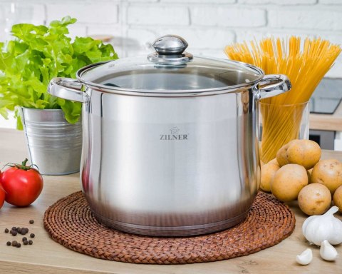 ZESTAW 3 GARNKÓW GASTRONOMICZNYCH 7 9 11L ZILNER ZL-7350