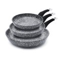 ZESTAW 3 PATELNI 20/24/28cm MARMUROWO-CERAMICZNYCH ZILNER ZL-7130