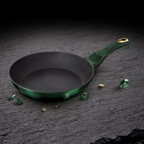 ZESTAW 3 PATELNI TYTANOWYCH BERLINGER HAUS METALLIC EMERALD BH-6167