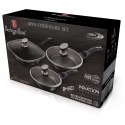 ZESTAW 3 PATELNI Z POWŁ. GRANITOWĄ BERLINGER HAUS Carbon Pro BH-6923