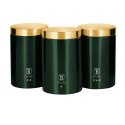 ZESTAW 3 POJEMNIKÓW KUCHENNYCH BERLINGER HAUS EMERALD METALLIC LINE BH-6272
