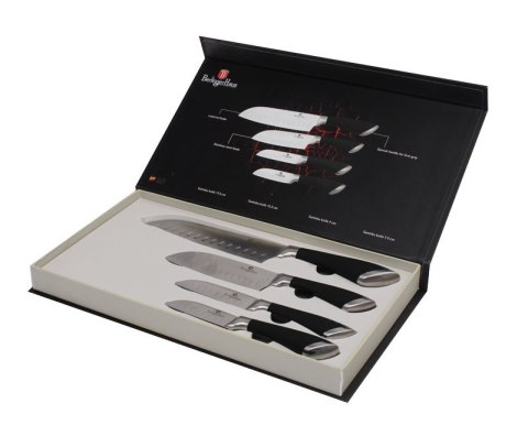 ZESTAW 4 NOŻY SANTOKU BERLINGER HAUS VELVET BH-2022