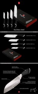ZESTAW 4 NOŻY SANTOKU BERLINGER HAUS VELVET BH-2022