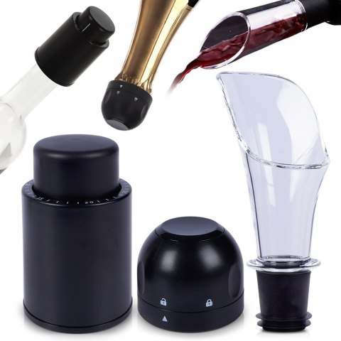 Zestaw akcesoriów akcesoria do wina 3 elementy EXCELLENT HOUSEWARE 259357