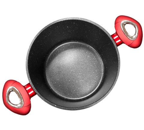 ZESTAW GARNKÓW Z POWŁOKĄ GRANITOWĄ 15 EL. ZILNER CHERRY RED ZL-8516
