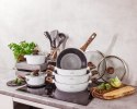 ZESTAW GARNKÓW Z POWŁOKĄ GRANITOWĄ 15 EL. ZILNER WHITE LILLY ZL-8515