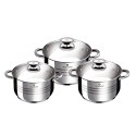 ZESTAW GARNKÓW ZE STALI NIERDZEWNEJ 6 EL. BLAUMANN GOURMET LINE BL-3174