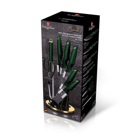 ZESTAW NOŻY 8 EL. BERLINGER HAUS BLACK EMERALD BH-2690
