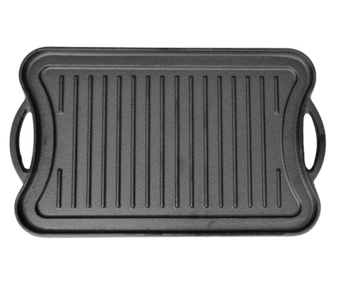 ŻELIWNA PŁYTA GRILLOWA 42 X 26CM DWUSTRONNA KRISBERG KS-2569