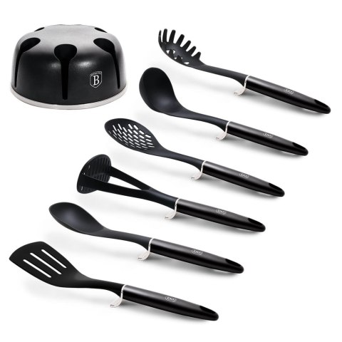 ZESTAW PRZYBORÓW KUCHENNYCH 7 EL. BERLINGER HAUS Carbon Pro BH-6324