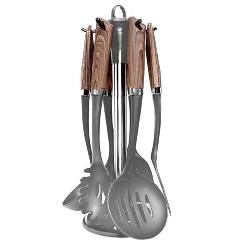 ZESTAW PRZYBORÓW KUCHENNYCH 7 EL. NYLON ZILNER ZL-5130-BR