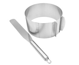 ZESTAW REGULOWANA TORTOWNICA 16-30CM + SZPATUŁA BRUNBESTE BB-1787