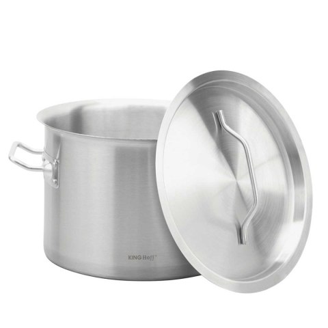 GARNEK GASTRONOMICZNY Z POKRYWĄ STALOWĄ Ø25cm 9L KINGHOFF KH-2021