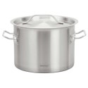 GARNEK GASTRONOMICZNY Z POKRYWĄ STALOWĄ Ø25cm 9L KINGHOFF KH-2021