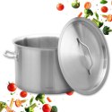 GARNEK GASTRONOMICZNY Z POKRYWĄ STALOWĄ Ø36cm 24L KINGHOFF KH-2024