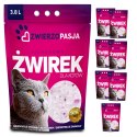 Silikonowy żwirek dla kota ZWIERZOPASJA komplet 8 X 3,8 L