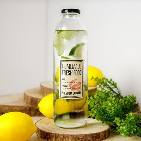 Butelka na lemoniadę sok wodę szklana 1000ml VILDE 139179