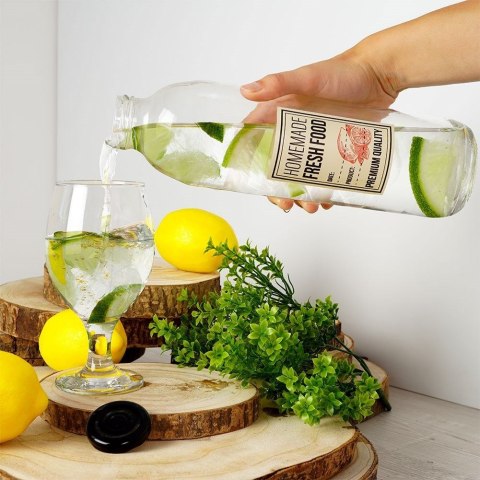 Butelka na lemoniadę sok wodę szklana 1000ml VILDE 139179