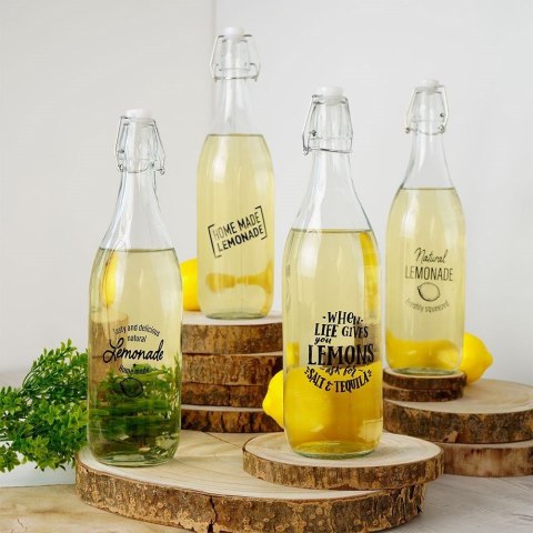 Butelka na lemoniadę sok wodę szklana 970 ml VILDE 139181